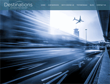 Tablet Screenshot of destinations.co.uk